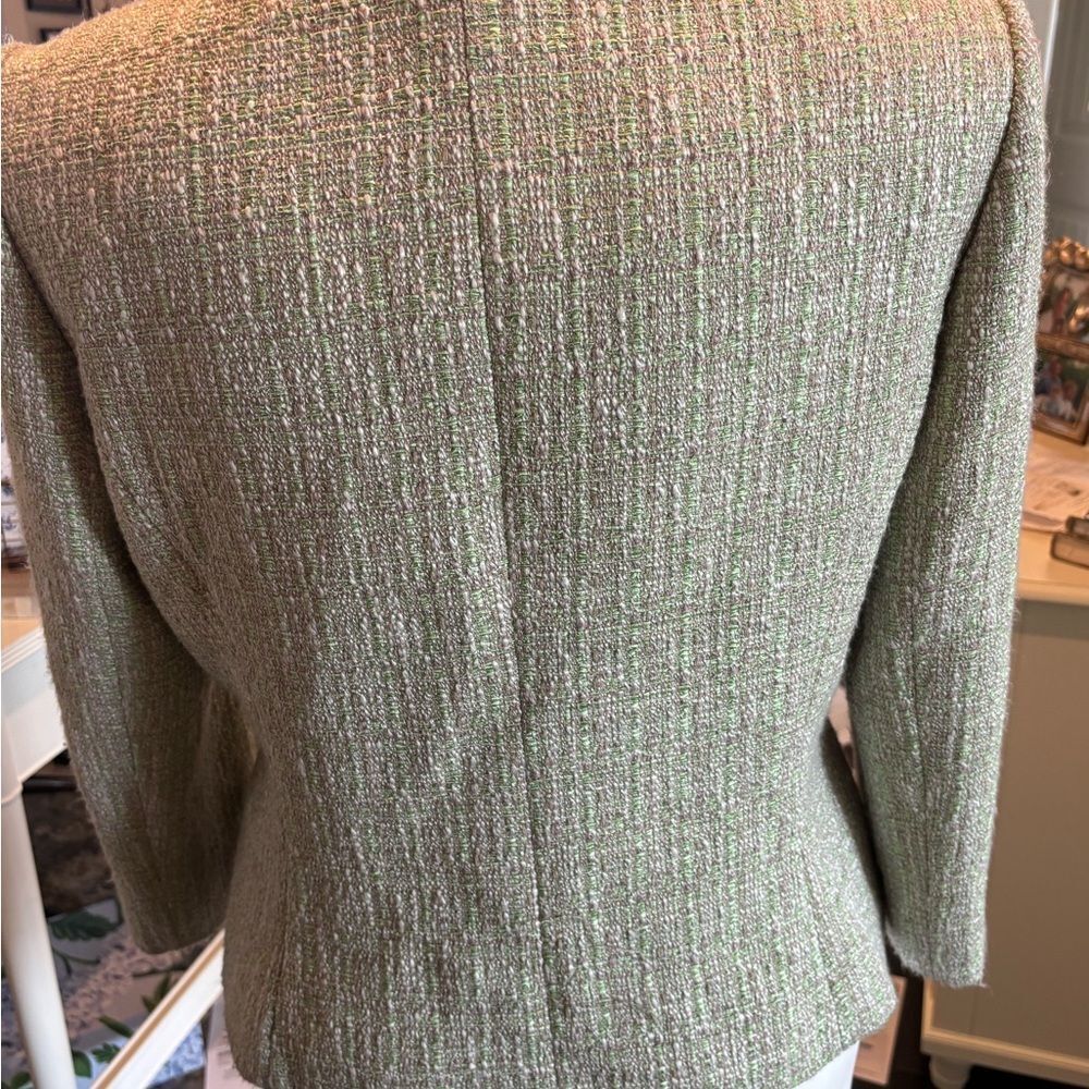 TahariArthur S Levine Elegant Women's Tweed Blazer - Picture 3 of 5